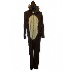 Bioworld Adult Unisex Hoodie Monkey Costume Small Tail Pockets Ears Halloween